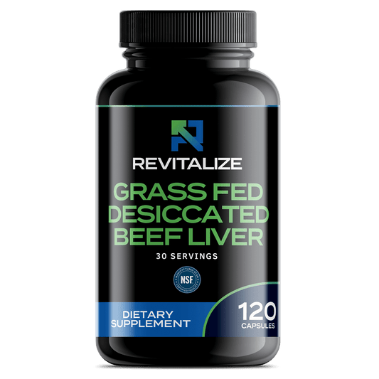 Grass Fed Beef Desiccated Liver Capsules