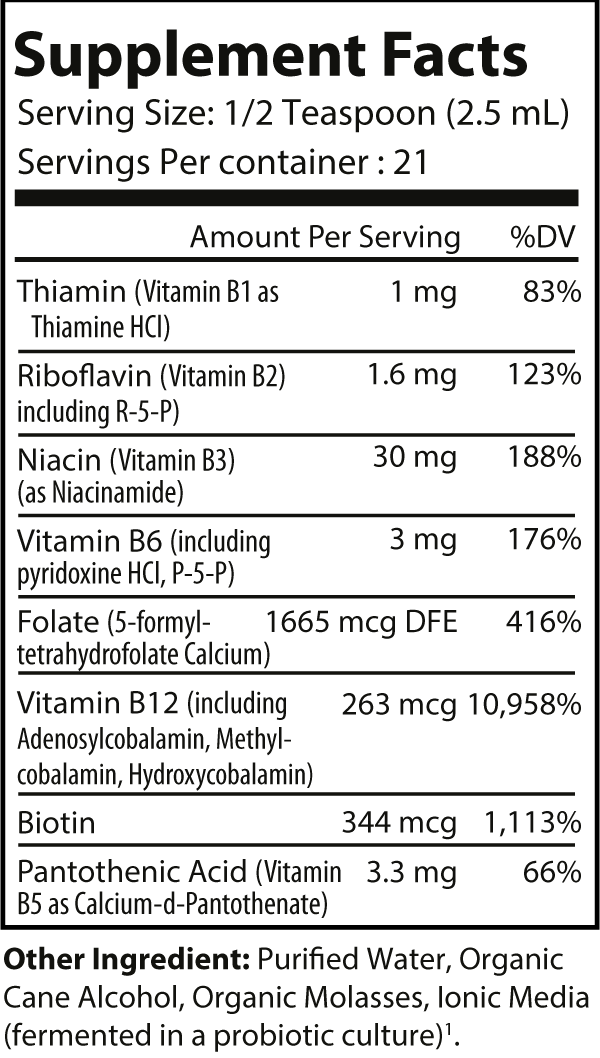 Fermented Vitamin B Complex 2 fl oz